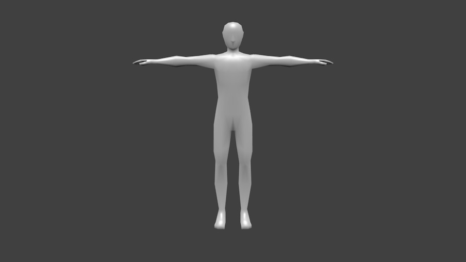 Low poly male preview image 1